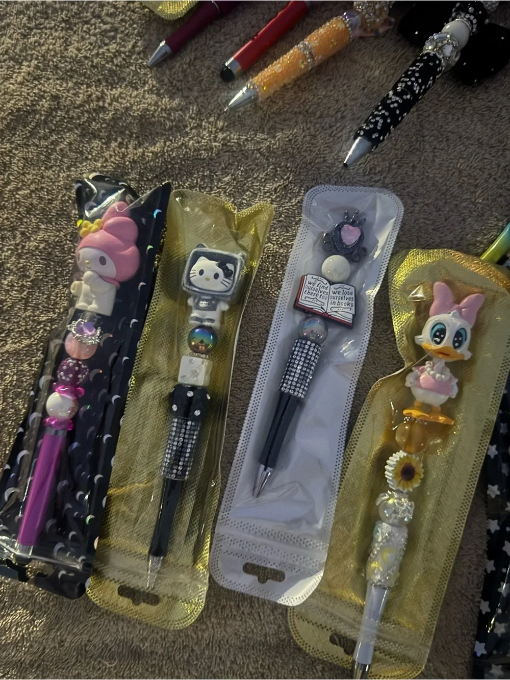 Pen 4 beaded set